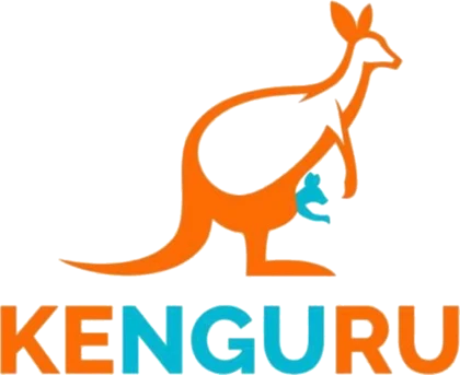 Логотип детской клиники Кенгуру